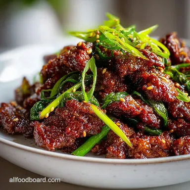 Mongolian Beef Recipe in 20 Minutes Recipe Card