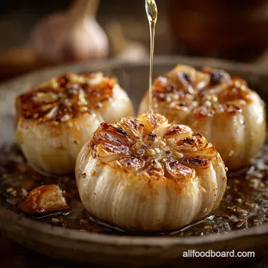 Oven Roasted Garlic: The Easy Way to Get Buttery, Sweet Garlic Gold Recipe Card