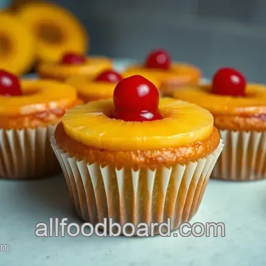 Delicious Easy Pineapple Upside Down Cupcakes to Impress!