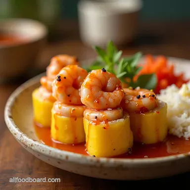 Easy Peasy Shrimp Mango Sushi Bowl Recipe Recipe Card