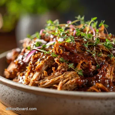 Slow Cooker Pulled Pork: The Set-It-and-Forget-It Tender BBQ Recipe Recipe Card