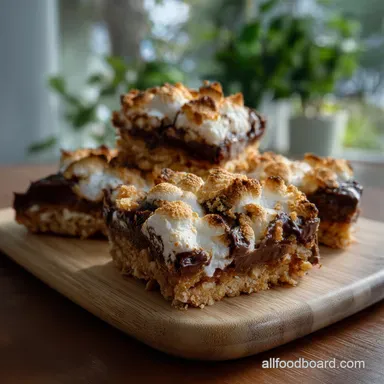 Easy Smores Bars Recipe: Buttery Crunch Recipe Card