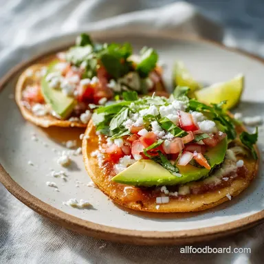 Easy Tostadas Recipe in 15 Minutes Recipe Card