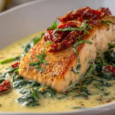 Tuscan Salmon: 35-Minute Creamy Sun-Dried Tomato Recipe