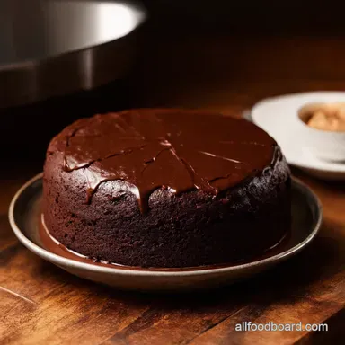 Easy One Bowl Chocolate Cake Recipe No Mixer Needed Recipe Card