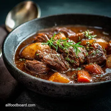 Fall Crockpot Dinner Recipes Hearty Stout Beef Stew Set it and Forget it
