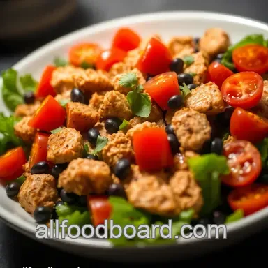 Easy & Vibrant Fiesta Chicken Salad: A Flavorful Family Favorite Recipe Card