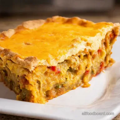 Fiesta Burrito Pie Recipe An Easy TexMex Delight Recipe Card