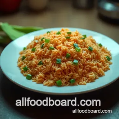 Easy Fiesta Spanish Rice Recipe: Arroz Rojo Ready! Recipe Card