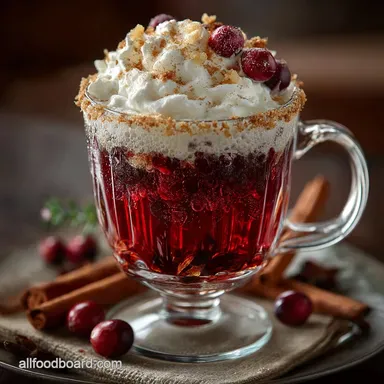 Fireside CranberryApple Nectar The Ultimate Easy Fall Hot Drink Recipe Card