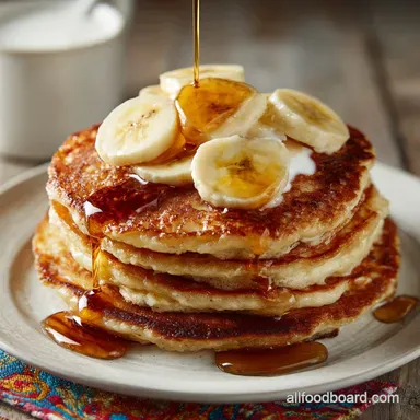 Buttermilk Banana Pancakes: The Fluffiest Recipe for Weekend Brunch Recipe Card