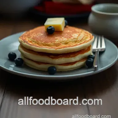 Fluffy Buttermilk Pancakes: Sunday Morning Bliss! Recipe Card