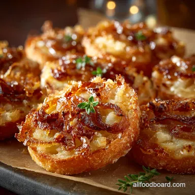 French Onion Crostini Posh Pub Grub Made Easy