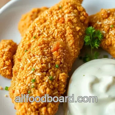 Fried Chicken with Crispy Parmesan Delight Recipe Card