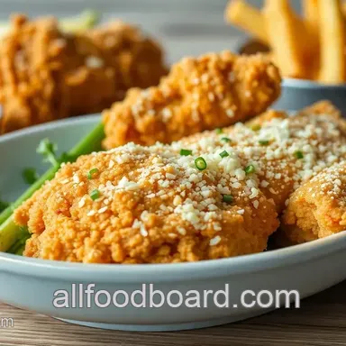 Fried Chicken with Crispy Parmesan Delight