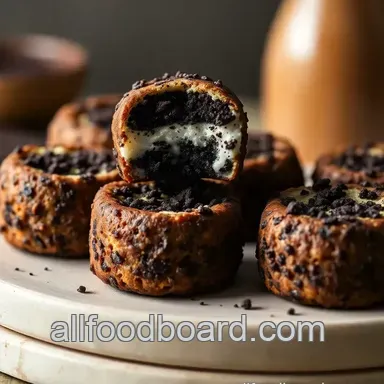 Decadent Fried Oreo Cheesecake Bites - Crispy Treats for Your Sweet Tooth Recipe Card