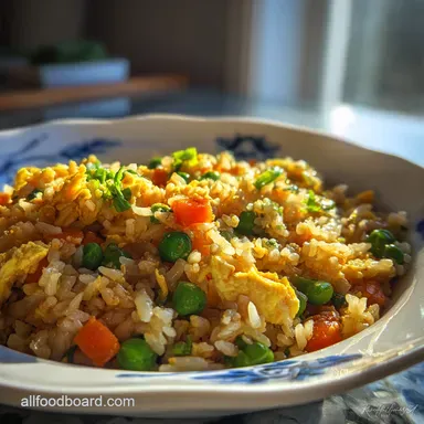 Fried Rice Recipe in 15 Minutes | Smoky & Savory Recipe Card