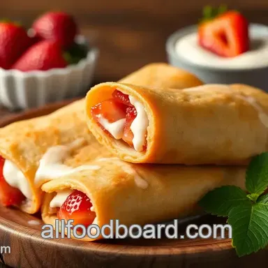 Indulgent Fried Strawberry Chimichangas with Creamy Filling: A Family Favorite!