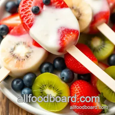 fruit worm easy kid food: 5 Best DIY Frozen Lollipops for Kids Recipe Card