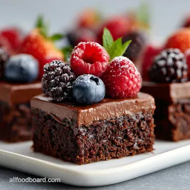Chocolate Frosted Brownies in 35 Minutes