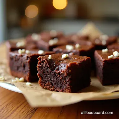 Rich NoBake Brownie Bites Fudgy Chocolate Treats Ready Fast Recipe Card