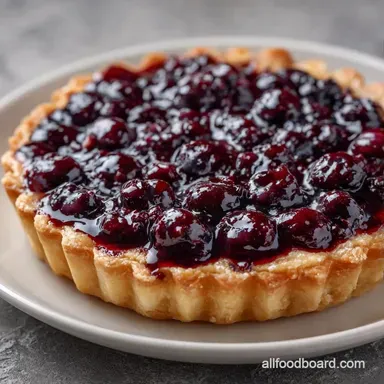 Garden Huckleberry Pie: Golden Crust Recipe Card