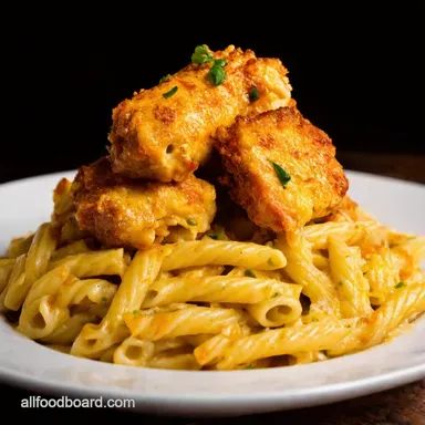 Garlic Butter Chicken Bites Spicy Cajun Pasta
