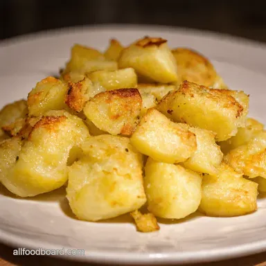 Garlic Parmesan Smashed Potatoes Crispy Easy Recipe Card
