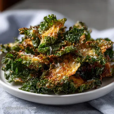 Garlic and Parmesan Kale Chips: Ultimate Crispy Snack