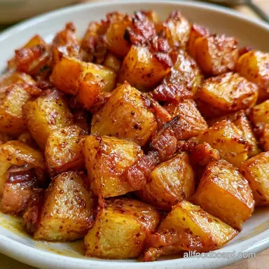 German Potato Salad Casserole in 50 Minutes Recipe Card