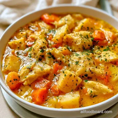 Creamy German Soup with Dumplings Recipe Card