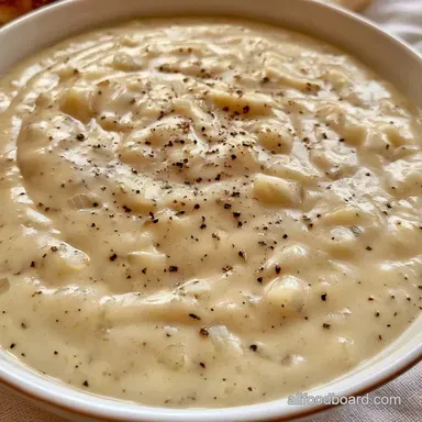 German Sour Cream Gravy in 20 Minutes Recipe Card