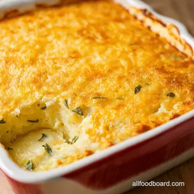 Golden Potato Gratin My Cheesy Herby Comfort Food Recipe Card