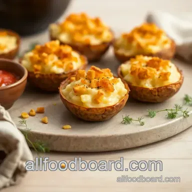 Easy Baked Potato Rounds with Cheesy Crunch: Your New Favorite Appetizer Recipe Card
