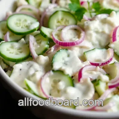 Grandma Betty's Cucumber Salad Recipe: A Creamy Classic Recipe Card