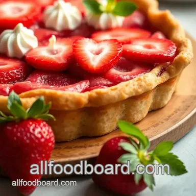Grandma's Classic Strawberry Pie Recipe | A Chef's Twist Recipe Card