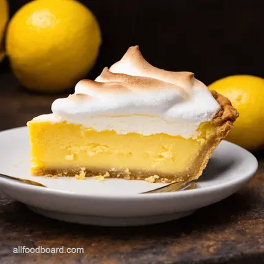 Grandmas Lemon Meringue Pie Recipe A Classic Delight Recipe Card