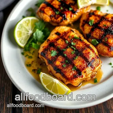 Grill Mexican Chicken with Citrus Marinade Recipe Card