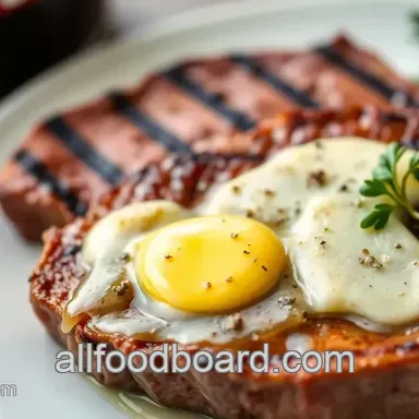 Grilled Beef Loin Steak with Flavorful Butter