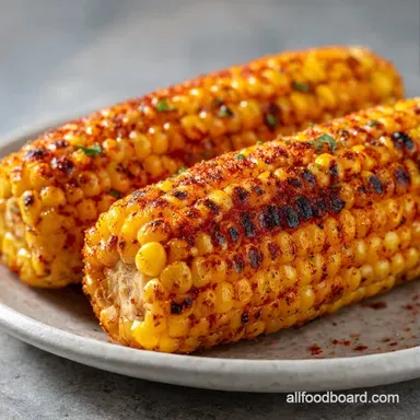 Grilled Corn on Cob in 20 Minutes Recipe Card