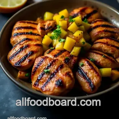 Easy & Juicy Grilled Mango Pineapple Chicken: My Tropical BBQ Favorite Recipe Card
