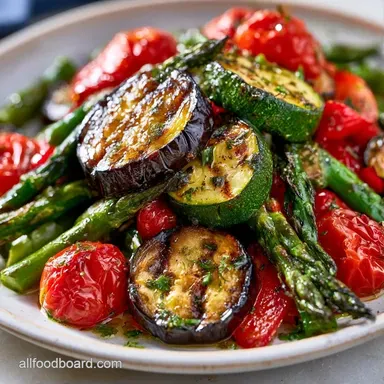 Grilled Vegetable Salad in 30 Minutes Recipe Card