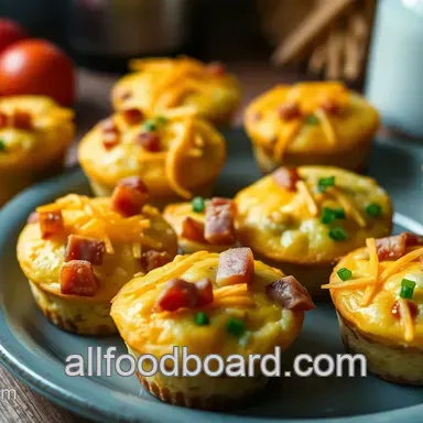 Ham & Cheese Egg Muffins: Easy Brekkie Bites!