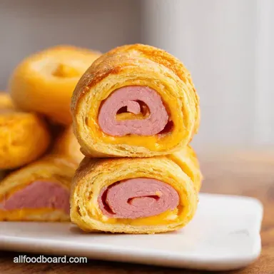 Ham & Cheese Pinwheel Power-Ups! Easy School Lunch Ideas Recipe Card