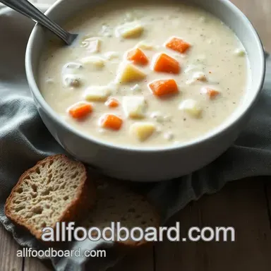 Hatteras Clam Chowder: A Heartwarming Outer Banks Classic Recipe Card