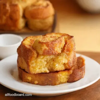 Hawaiian Roll French Toast Puffs Sweet Bites of Brunch Bliss Recipe Card
