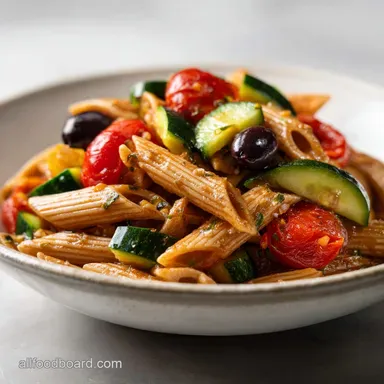 Healthy Greek Pasta Salad Recipe: 25 Min