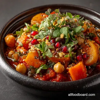 Healthy Instant Pot Recipes Speedy Mediterranean Tagine Vegan 45 Min Recipe Card