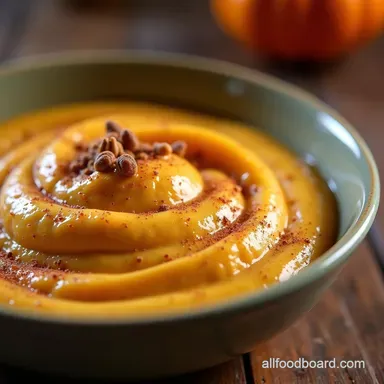 Healthy Pumpkin Mousse Recipe Light Spiced Naturally Sweetened Recipe Card