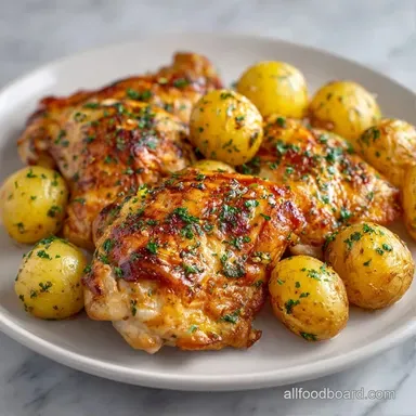 Healthy Slow Cooker Chicken with Potatoes Recipe Card